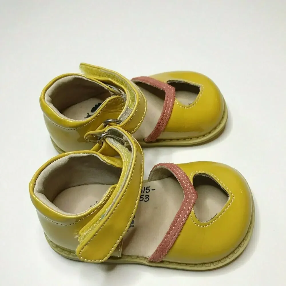 Livie & Luca Patent Yellow Shoes 4